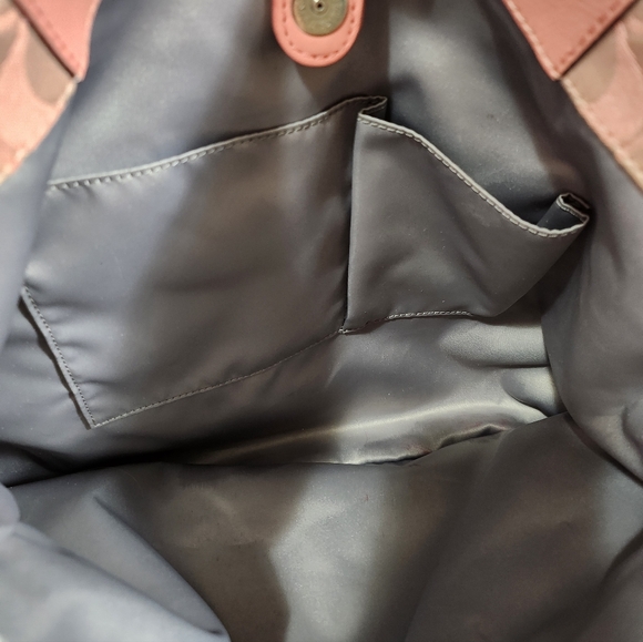 Coach Monogram Ashley Blush Pink  2way Shoulder Bag EUC - Picture 5 of 16